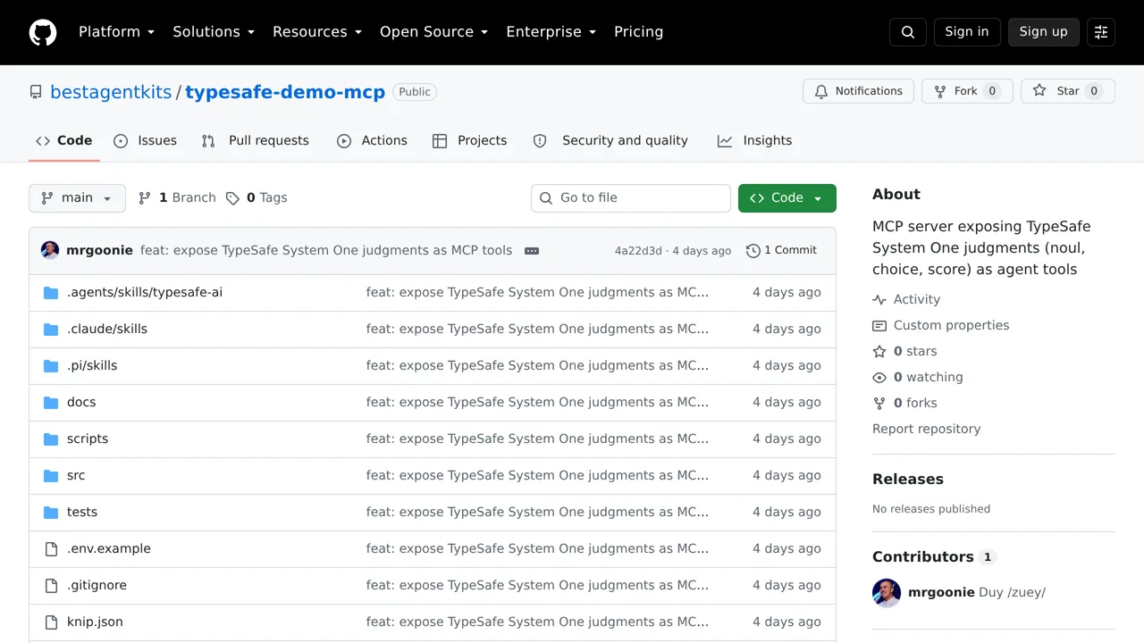 Source screenshot of typesafe-demo-mcp