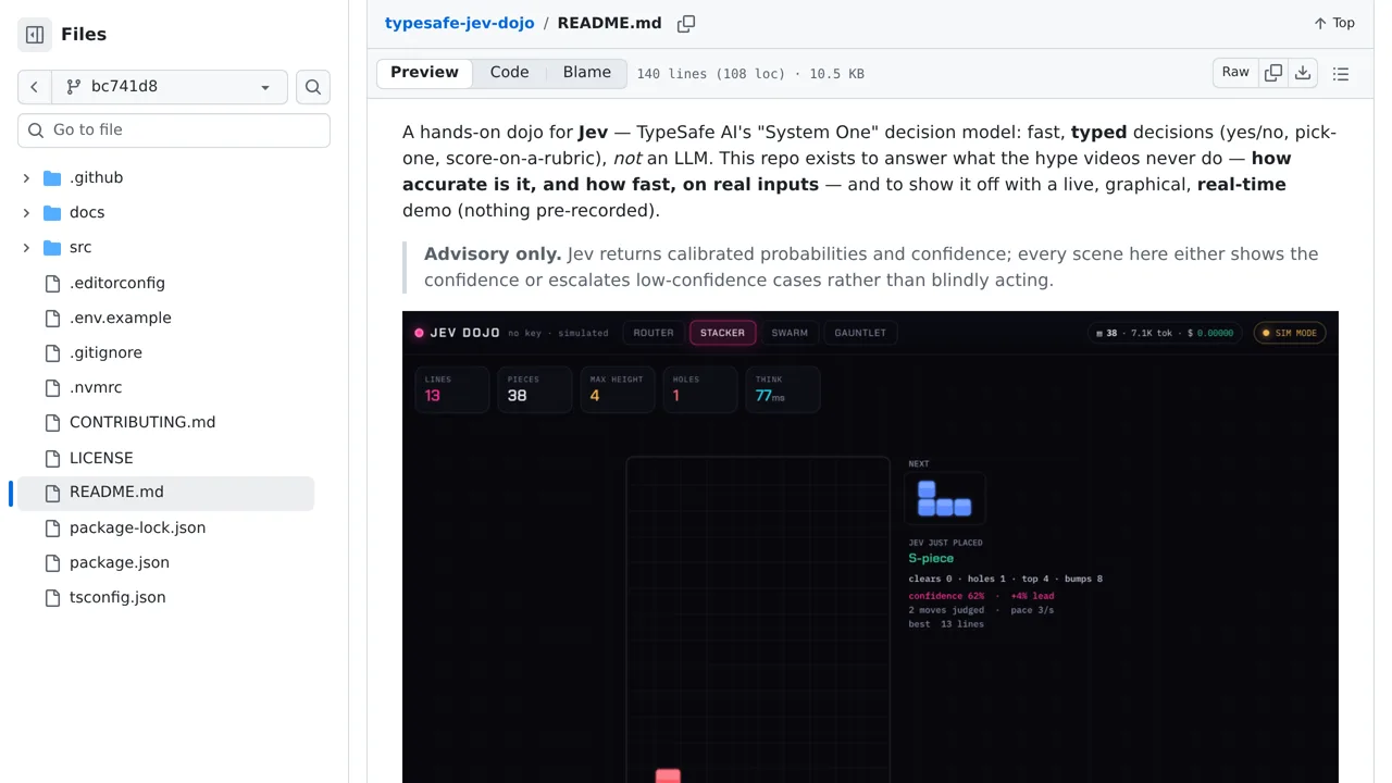 Source screenshot of typesafe-jev-dojo