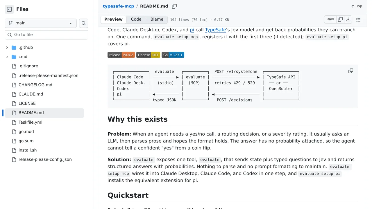 Source screenshot of typesafe-mcp