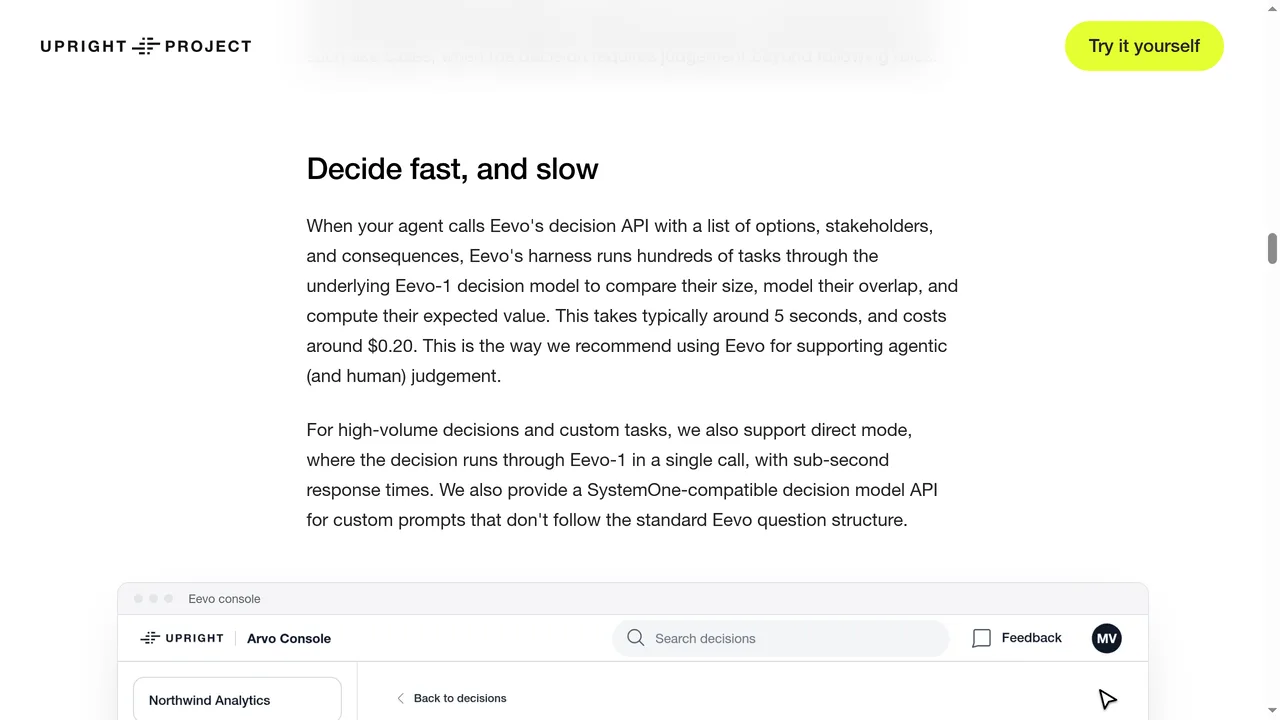 Source screenshot of Eevo