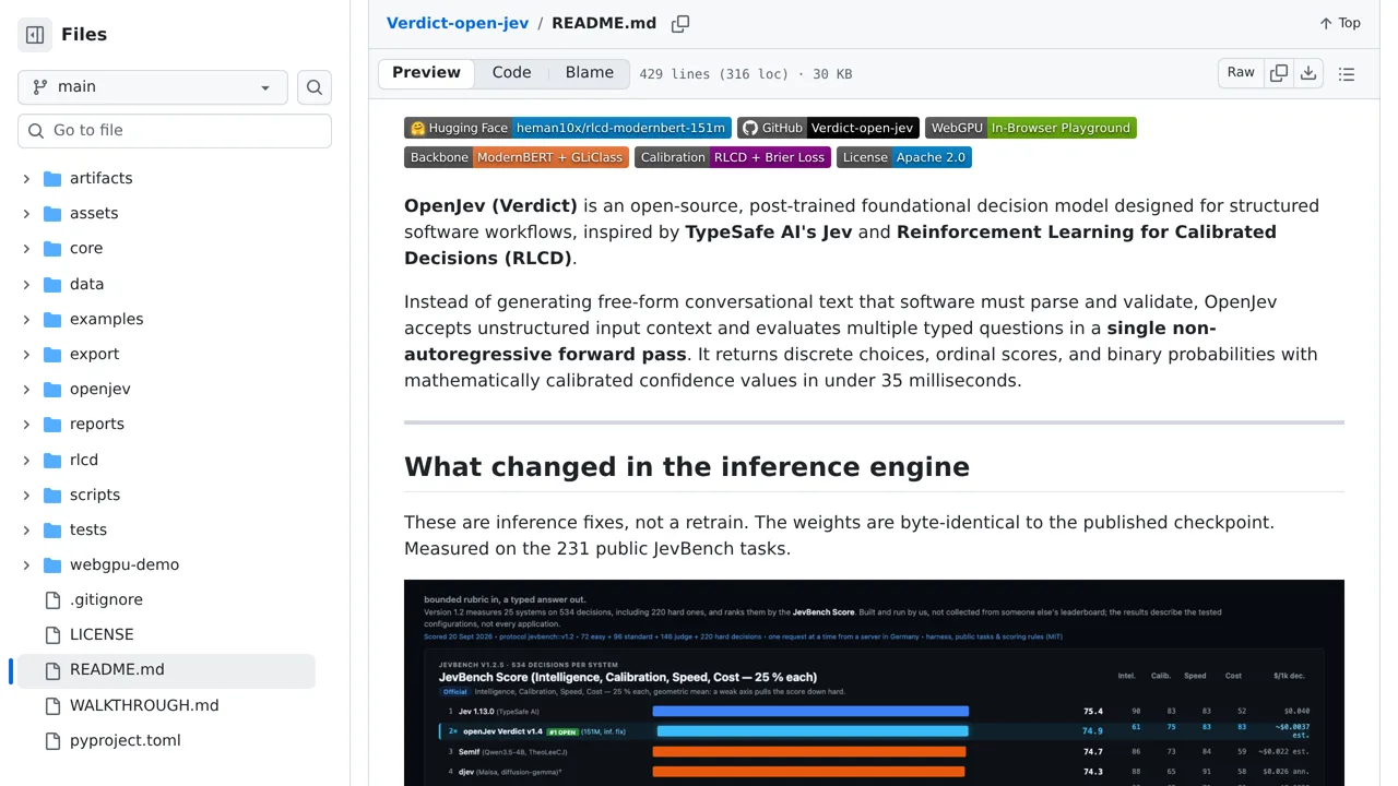 Source screenshot of Verdict-open-jev