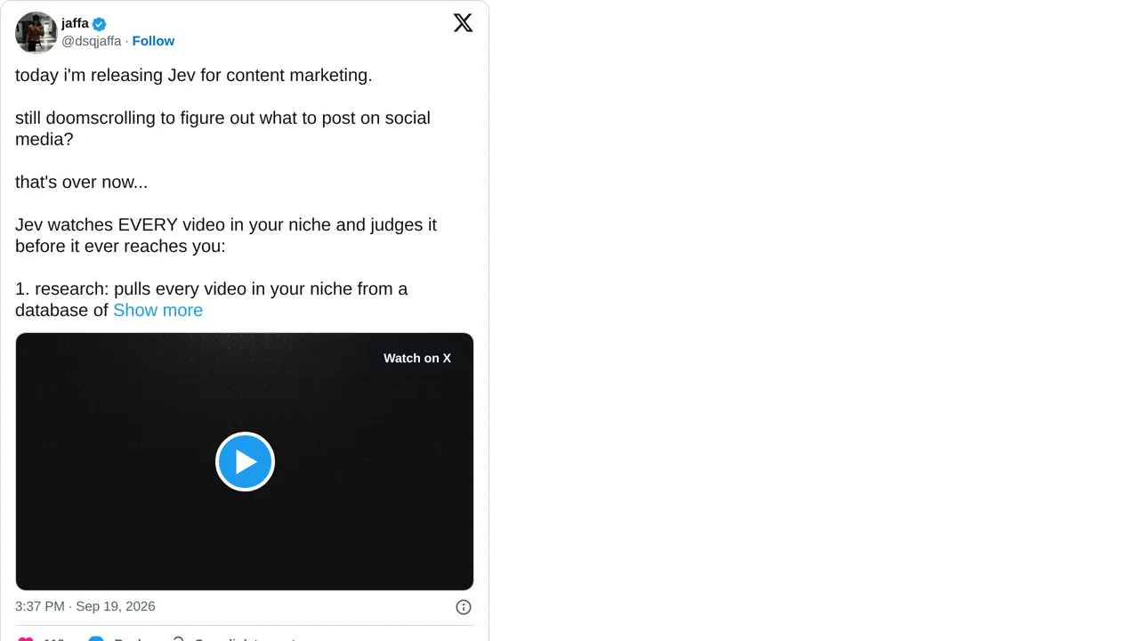 Source screenshot of Virlo Content Judge