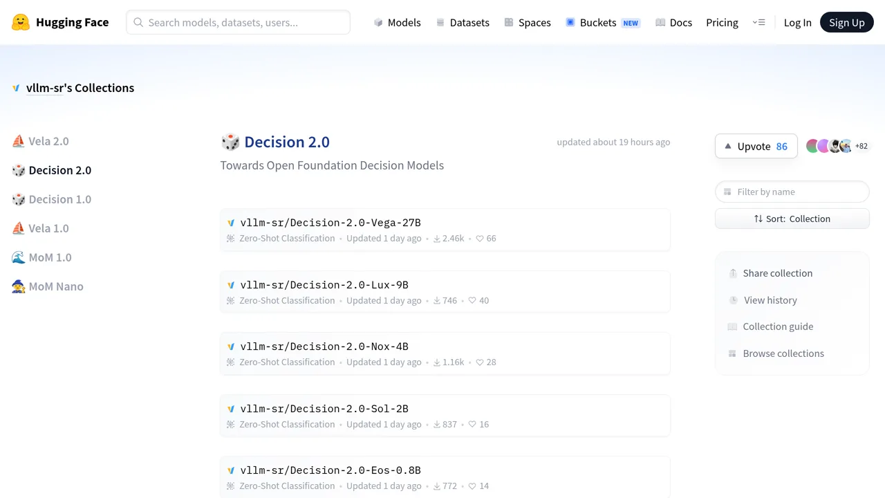 Source screenshot of Decision 2.0 (vLLM Semantic Router)