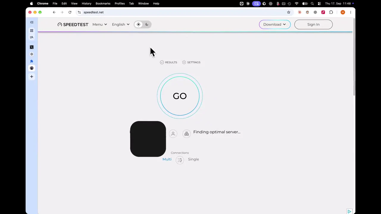 Recorded frame of Zachi’s real-time ad blocker